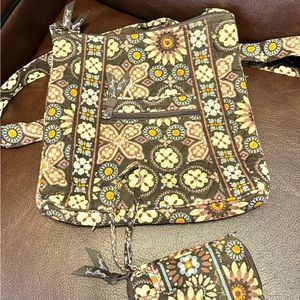 Vera Bradley crossbody bag with wallet